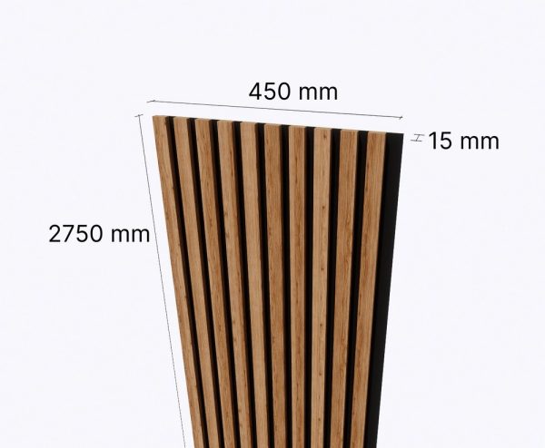 Lamele Ścienne na Płycie 275x45cm Panele Dekoracyjne DĄB CATINA - obrazek 6