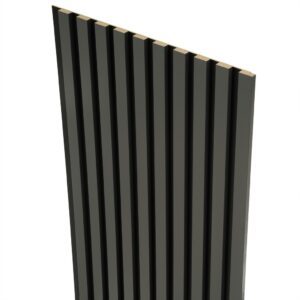 Lamele Ścienne na Płycie 275x45cm Panele Dekoracyjne GRAFIT