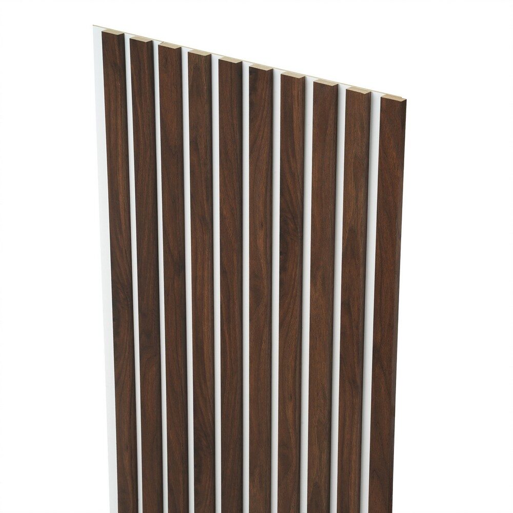 Lamele dekoracyjne na białej płycie 275x45cm ORZECH COLUMBIA