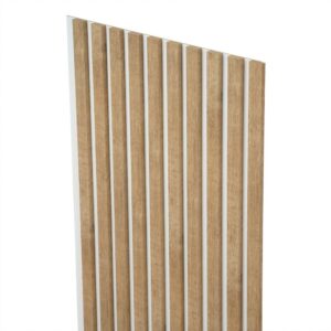 Lamele dekoracyjne na białej płycie 275x45cm DĄB CATINA