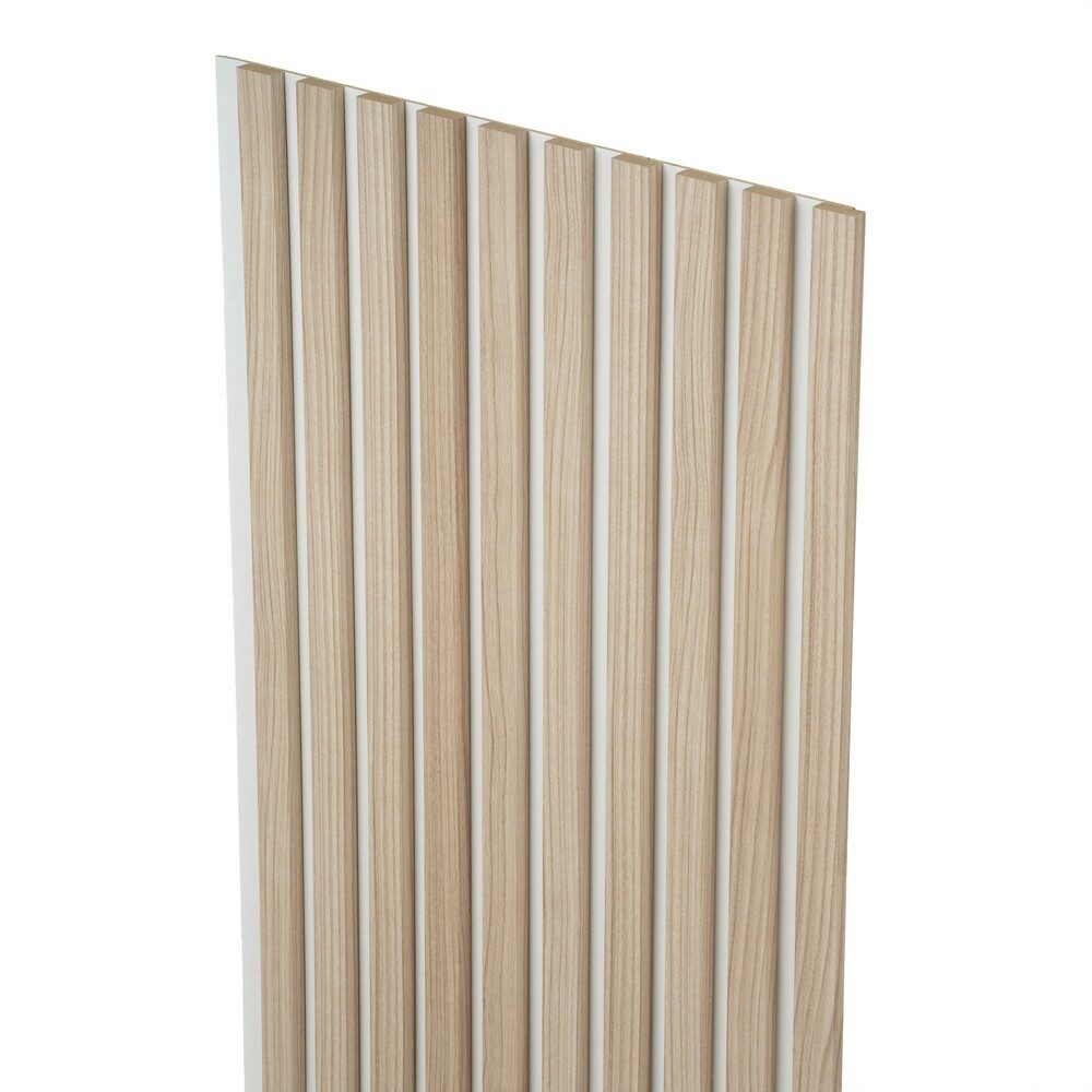 Lamele dekoracyjne na białej płycie 275x45cm RIVA