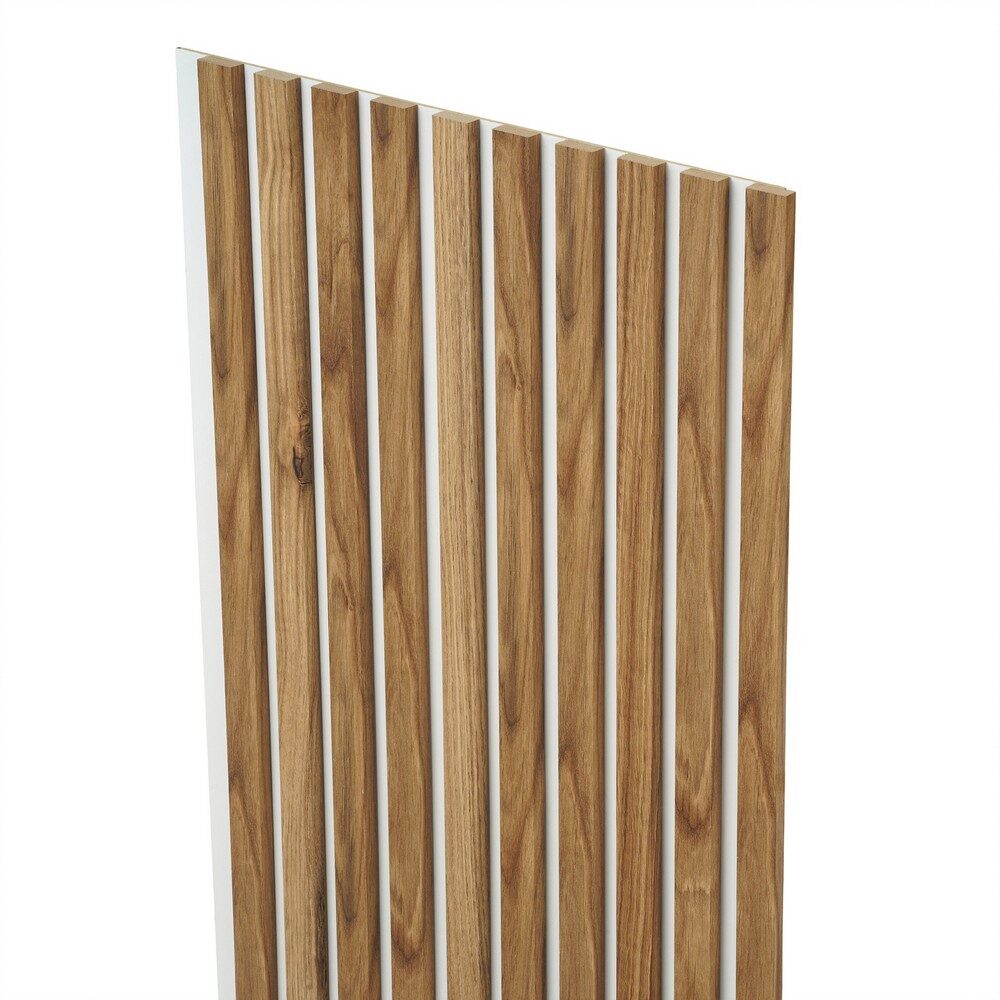 Lamele dekoracyjne na białej płycie 275x45cm DĄB RIVIERA