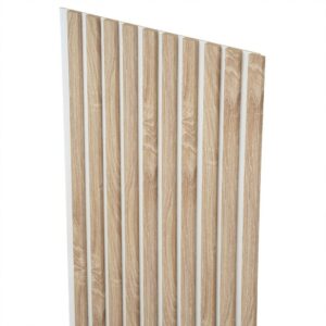 Lamele dekoracyjne na białej płycie 275x45cm DĄB SONOMA